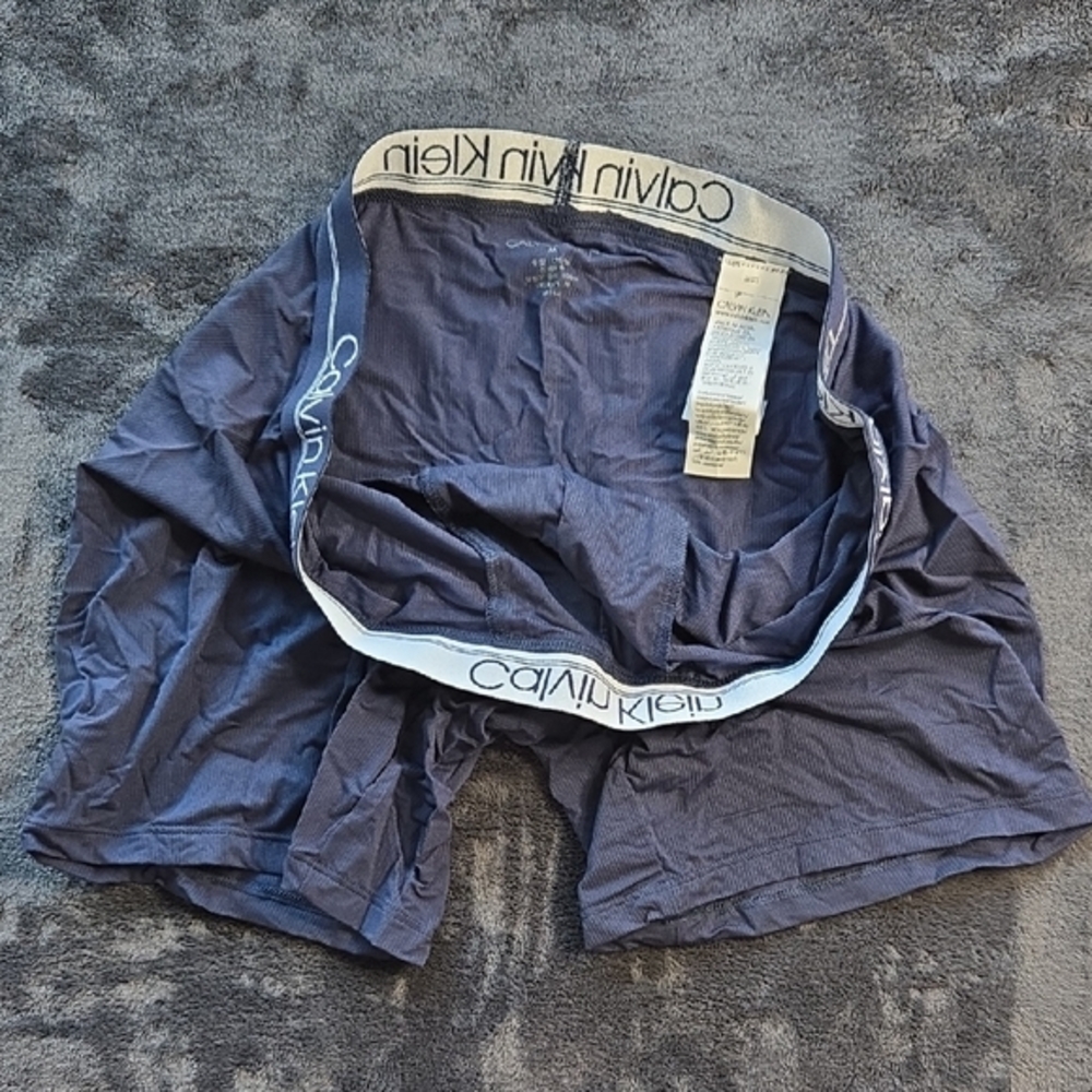 Calvin Klein Blue Boxer Briefs Premium Comfort - Picture 5 of 7